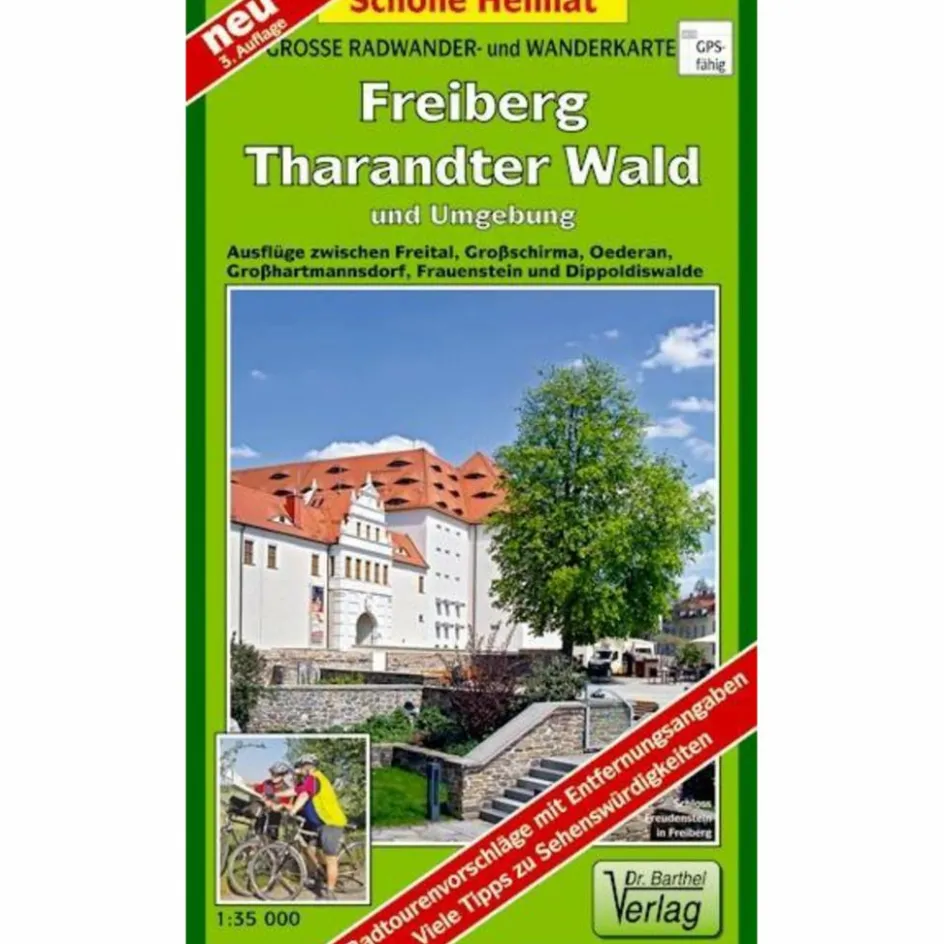 Fahrradkarten|Wanderkarten Und Winterkarten^FREIBERG THARANDTER WALD UND UMGEBUNG - Wanderkarte