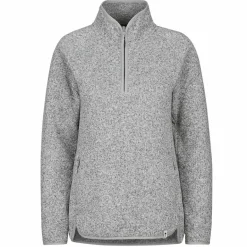 Sale HAGLEREN KNITTED FLEECE HALFZIP Damen - Fleecepullover Damen Pullover Und Fleecepullover