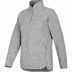 Sale HAGLEREN KNITTED FLEECE HALFZIP Damen - Fleecepullover Damen Pullover Und Fleecepullover