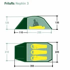 Online NEPHIN 3 - Kuppelzelt 3-Personen-Zelte|3-Jahreszeiten-Zelte