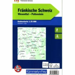 Fahrradkarten|Wanderkarten Und Winterkarten^FRÄNKISCHE SCHWEIZ NR. 37 OUTDOORKARTE DEUTSCHLAND 1:35 000 - Karte