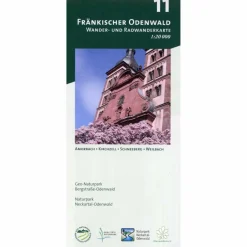 Wanderkarten Und Winterkarten|Wanderkarten Und Winterkarten^FRÄNKISCHER ODENWALD 1:20.000 - Wanderkarte