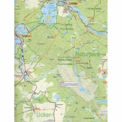 Fahrradkarten|Wanderkarten Und Winterkarten^FÜRSTENBERG, LYCHEN, TEMPLIN, ZEHDENICK - Wanderkarte