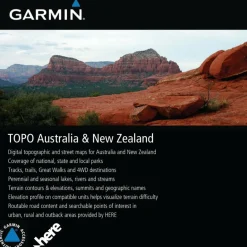Garmin Gps-Zubehör^TOPO AUSTRALIEN UND NEUSEELAND MICROSD/SD KARTE - GPS-Zubehör
