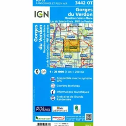 Fahrradkarten|Fahrradkarten^GORGES DU VERDON 1:25 000