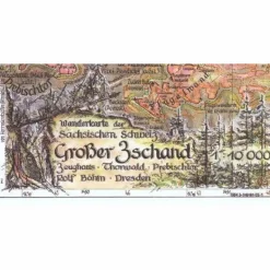 GROßER ZSCHAND - Wanderkarte Wanderkarten Und Winterkarten|Wanderkarten Und Winterkarten