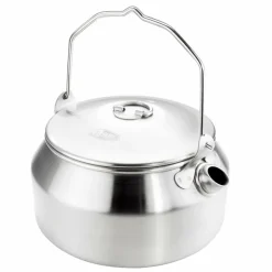Best GLACIER STAINLESS TEA KETTLE- 1 QT. - Kaffeekessel Kaffee Equipment|Campingtöpfe Und Campinggeschirr