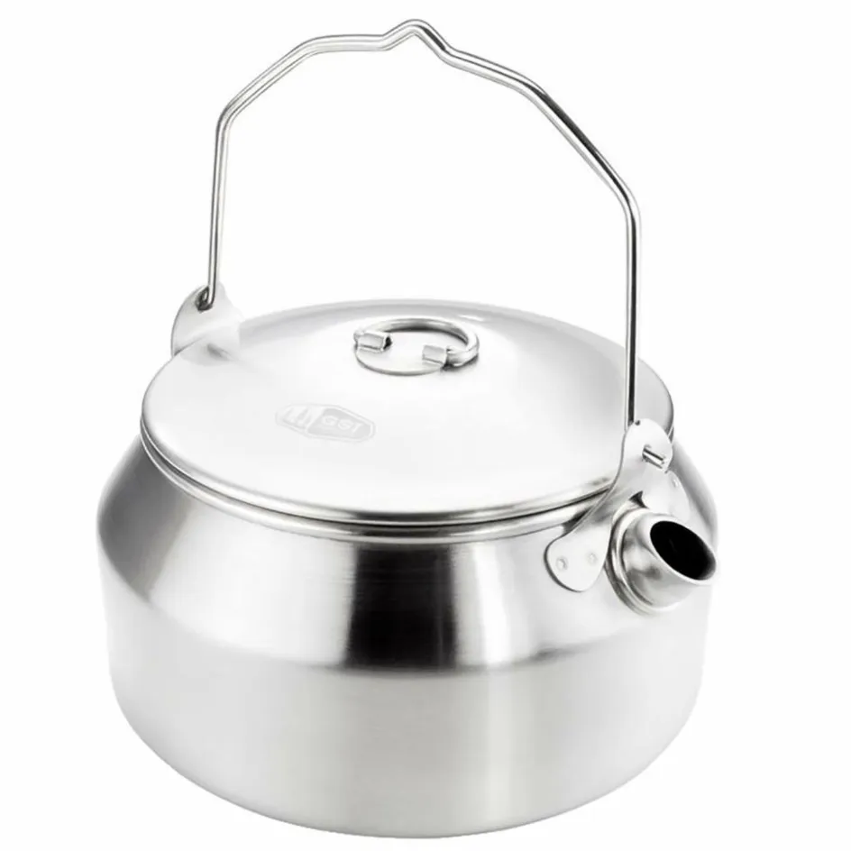 Best GLACIER STAINLESS TEA KETTLE- 1 QT. - Kaffeekessel Kaffee Equipment|Campingtöpfe Und Campinggeschirr