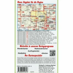 Hot HALLE ( SAALE) UND UMGEBUNG 1 : 50 000. - Wanderkarte Fahrradkarten|Wanderkarten Und Winterkarten