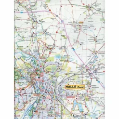 Hot HALLE ( SAALE) UND UMGEBUNG 1 : 50 000. - Wanderkarte Fahrradkarten|Wanderkarten Und Winterkarten