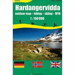 Fahrradkarten|Fahrradkarten^HARDANGERVIDDA OUTDOOR MAP 1:150T - Wanderkarte