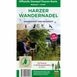 Wanderkarten Und Winterkarten|Wanderkarten Und Winterkarten^HARZER WANDERNADEL 1 : 50 000 - Wanderkarte