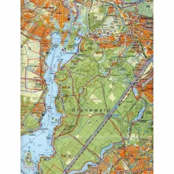 Fahrradkarten|Gewässerkarten^HAVELSEEN 4: VOM WANNSEE ZUM TEGELER SEE - Fahrradkarte