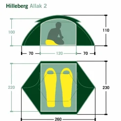 Hilleberg 2-Personen-Zelte|Winterzelte^ALLAK 2 - Kuppelzelt