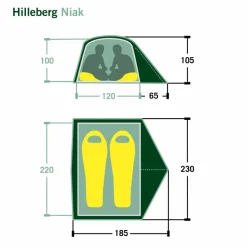 Hilleberg 2-Personen-Zelte|3-Jahreszeiten-Zelte^NIAK - Kuppelzelt