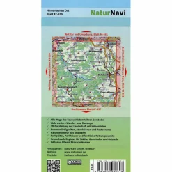 Wanderkarten Und Winterkarten|Wanderkarten Und Winterkarten^HINTERTAUNUS OST 1:25.000, BLATT 47-55 - Wanderkarte