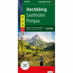 New HOCHKÖNIG, WANDER-, RAD- UND FREIZEITKARTE 1:50.000 - Wanderkarte Wanderkarten Und Winterkarten|Wanderkarten Und Winterkarten
