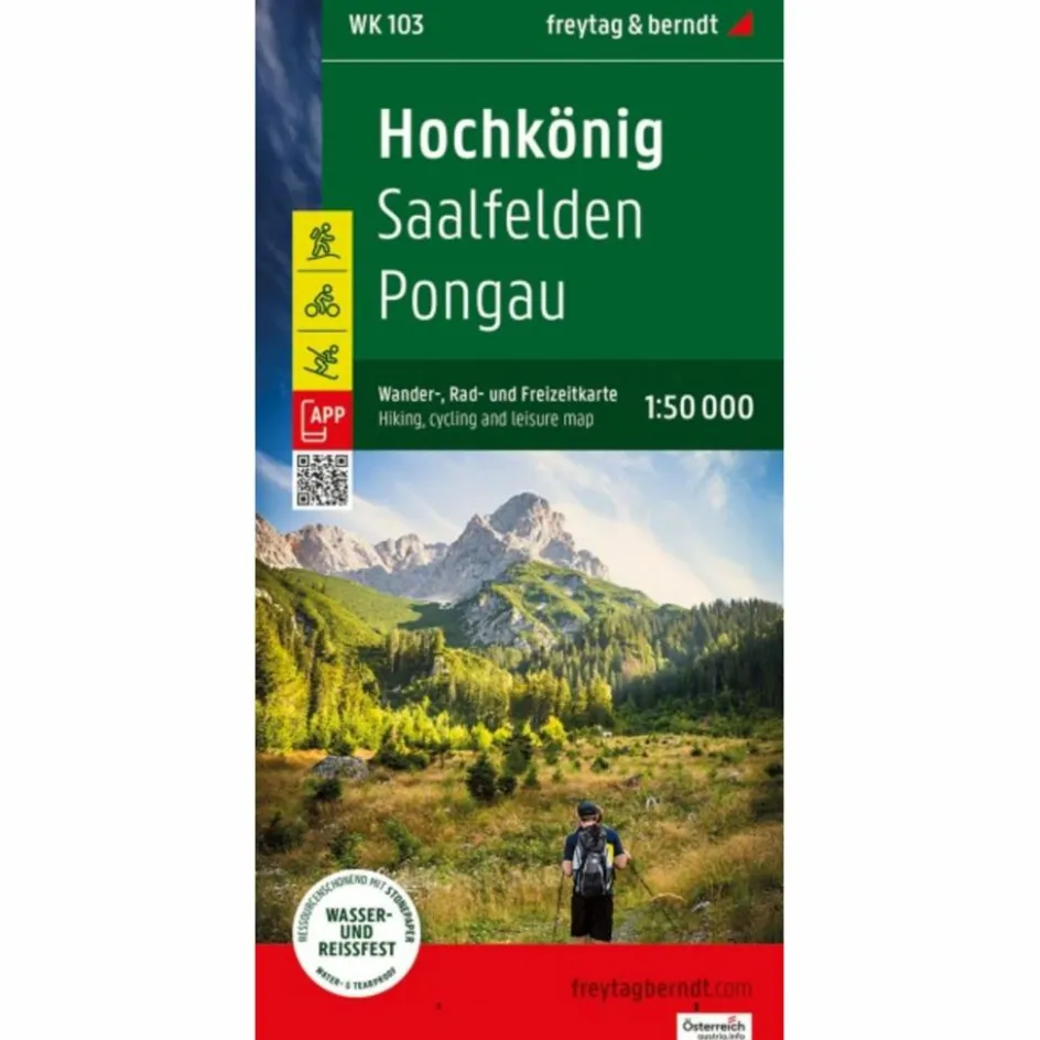 New HOCHKÖNIG, WANDER-, RAD- UND FREIZEITKARTE 1:50.000 - Wanderkarte Wanderkarten Und Winterkarten|Wanderkarten Und Winterkarten