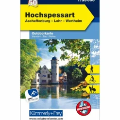 HOCHSPESSART, ASCHAFFENBURG, LOHR, WERTHEIM 1 : 35 000 - Wanderkarte Fahrradkarten|Wanderkarten Und Winterkarten