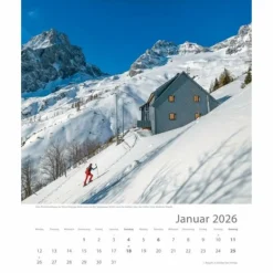 New HÜTTEN UNSERER ALPEN 2026 - Kalender Kalender