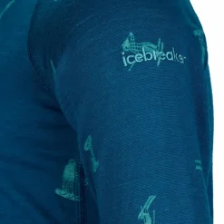 Clearance K MERINO 200 OASIS LS CREWE SNOW DAY Kinder - Langarmshirt Kinder Kinder Funktionsunterwäsche