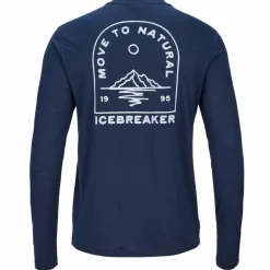Herren Icebreaker Shirts Und Tops^M MERINO 150 TECH LITE LS TEE ROAD TO COOK Herren - Langarmshirt