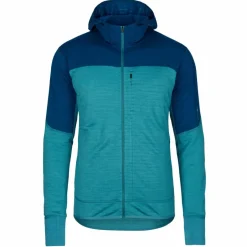 Herren Icebreaker Pullover Und Fleecepullover|Outdoorjacken^M MERINO BLEND 300 REALFLEECE DESCENDER LS ZIP HOODIE Herren - Kapuzenjacke