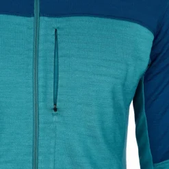 Herren Icebreaker Pullover Und Fleecepullover|Outdoorjacken^M MERINO BLEND 300 REALFLEECE DESCENDER LS ZIP HOODIE Herren - Kapuzenjacke