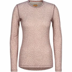 Discount W MERINO 200 OASIS LS CREWE FLOCK FORMS AOP Damen - Langarmshirt Damen Shirts Und Tops