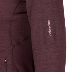 Damen Icebreaker Pullover Und Fleecepullover|Outdoorjacken^W MERINO 400 REALFLEECE DESCENDER LS ZIP Damen - Wolljacke