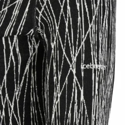 Damen Icebreaker Funktionsunterwäsche|Shirts Und Tops^W MERINO 260 TECH VERTEX LS HALF ZIP DELTA LINES AOP Damen - Baselayer