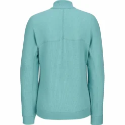 Damen Icebreaker Pullover Und Fleecepullover^W MERINO BLEND 260 WAFFLE KNIT WANDER LS HALF ZIP Damen - Wollpullover