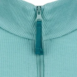 Damen Icebreaker Pullover Und Fleecepullover^W MERINO BLEND 260 WAFFLE KNIT WANDER LS HALF ZIP Damen - Wollpullover