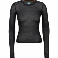 Clearance WOMEN MERINO 75 COOL-LITE FEATHERLIGHT LS CREWE Damen - Langarmshirt Damen Funktionsunterwäsche|Shirts Und Tops