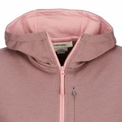 Damen Icebreaker Pullover Und Fleecepullover^WOMEN MERINO 260 QUANTUM LS ZIP HOODIE Damen - Wolljacke