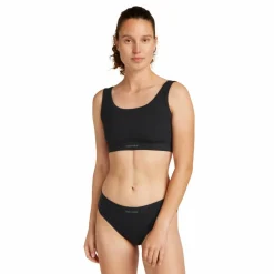 Outlet WOMEN MERINO BLEND RIB LOTUS BRA Damen - Sport BH Damen Unterwäsche