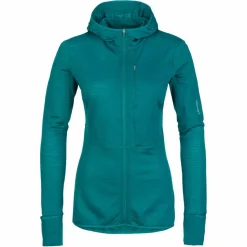 Damen Icebreaker Pullover Und Fleecepullover|Outdoorjacken^WOMEN MERINO BLEND 200 REALFLEECE DESCENDER LS ZIP HOODIE Damen - Kapuzenjacke