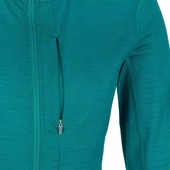 Damen Icebreaker Pullover Und Fleecepullover|Outdoorjacken^WOMEN MERINO BLEND 200 REALFLEECE DESCENDER LS ZIP HOODIE Damen - Kapuzenjacke