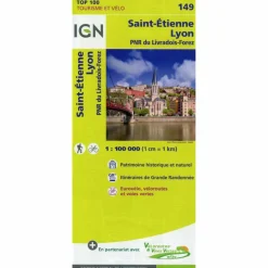 Straßenkarten|Straßenkarten^IGN 149 LYON ST-ÉTIENNE 1:100 000 - Karte