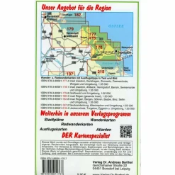 Fahrradkarten|Wanderkarten Und Winterkarten^INSEL USEDOM 1 : 35 000 RADWANDER- UND W - Wanderkarte