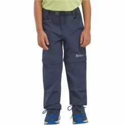Kinder Jack Wolfskin Kinderhosen^ACTIVE ZIP OFF PANTS K Kinder - Softshellhose