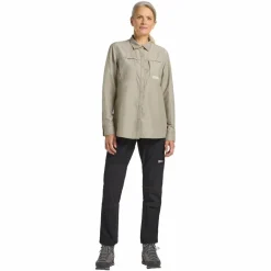 Hot BARRIER L/S SHIRT W Damen - Outdoor Bluse Damen Hemden