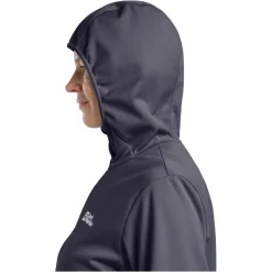 Damen Jack Wolfskin Outdoorjacken^FELDBERG HOODY W Damen - Softshelljacke