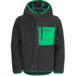 Kinder Jack Wolfskin Kinder Fleecejacken Und Kinderpullover^ICE CURL HOOD JACKET K Kinder - Fleecejacke