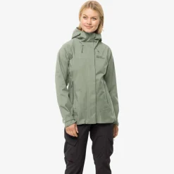 Damen Jack Wolfskin Outdoorjacken^KAMMWEG 2L JKT W Damen - Regenjacke