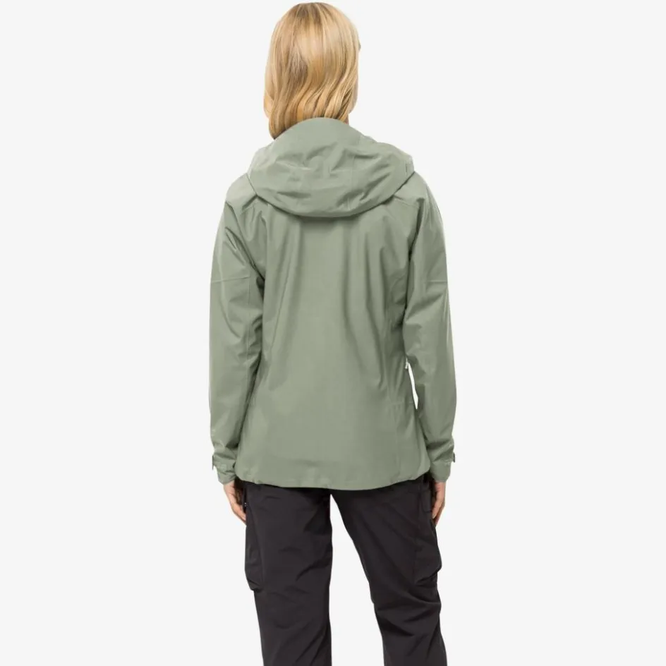 Damen Jack Wolfskin Outdoorjacken^KAMMWEG 2L JKT W Damen - Regenjacke