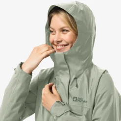 Damen Jack Wolfskin Outdoorjacken^KAMMWEG 2L JKT W Damen - Regenjacke