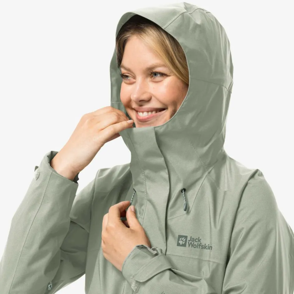 Damen Jack Wolfskin Outdoorjacken^KAMMWEG 2L JKT W Damen - Regenjacke