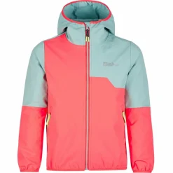 Kinder Jack Wolfskin Kinderjacken^TURBULENCE HOODED JKT K Kinder - Softshelljacke
