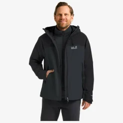 Herren Jack Wolfskin Outdoorjacken^WILD PLACES 3IN1 JKT M Herren - Doppeljacke